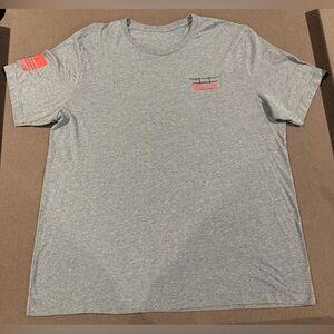 Nine Line Apparel Blue Graphic Shirt, Flag Sleeve XXL